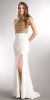 Main image of Jewel Embellished Top Jersey Skirt Long Prom Pageant Dress